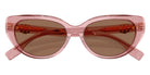 Tory Burch TY7220D 202173 55 - Transparent Light Pink / Dark Brown #id:ty7220d202173_s:100120