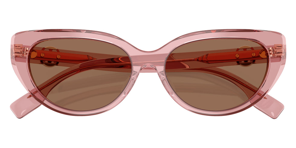 Tory Burch TY7220D 202173 55 - Transparent Light Pink / Dark Brown #id:ty7220d202173_s:100120