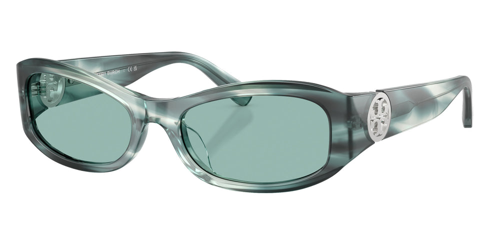 Tory Burch TY7229U 206882 55 - Teal Striated #id:ty7229u206882_s:104105