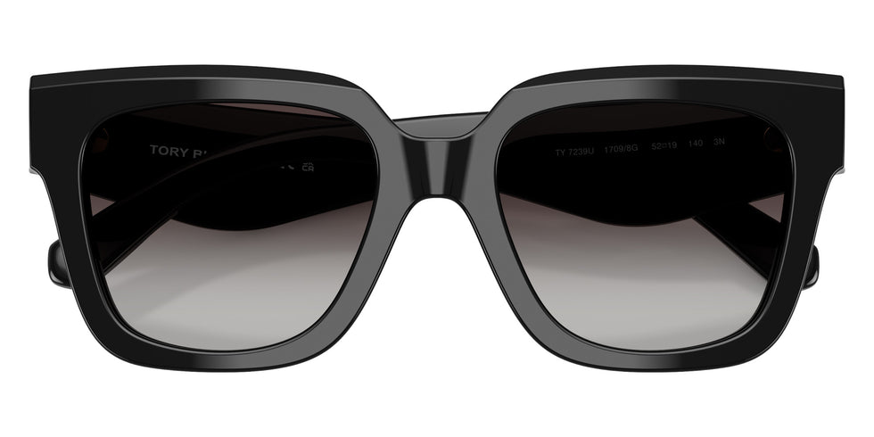 Tory Burch TY7239U 17098G 52 - Black / Dark Gray Gradient #id:ty7239u17098g_s:100120