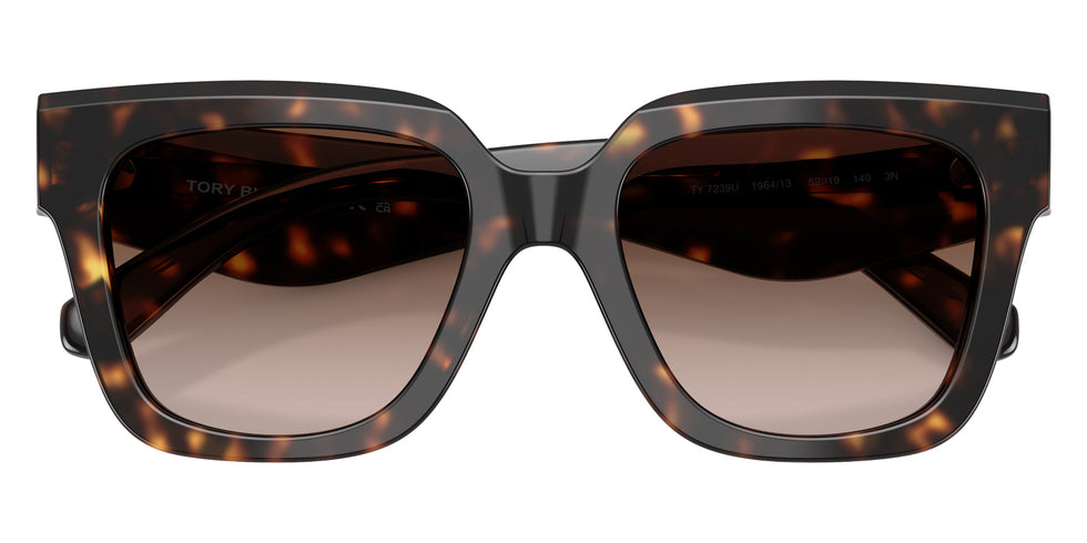 Tory Burch TY7239U 196413 52 - Dark Tortoise / Brown Gradient #id:ty7239u196413_s:102120