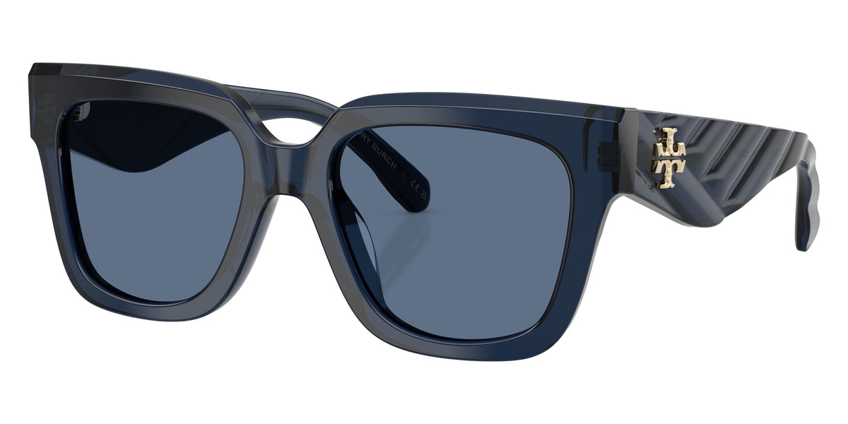 Tory Burch TY7239U 206580 52 - Transparent Navy / Solid Dark Blue #id:ty7239u206580_s:104105