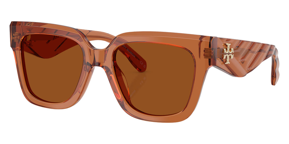 Tory Burch TY7239U 207873 52 - Transparent Whiskey / Solid Brown #id:ty7239u207873_s:106105