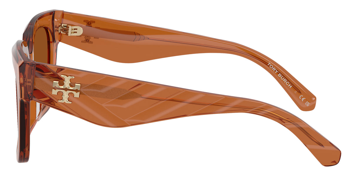 Tory Burch TY7239U 207873 52 - Transparent Whiskey / Solid Brown #id:ty7239u207873_s:106110
