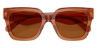 Tory Burch TY7239U 207873 52 - Transparent Whiskey / Solid Brown #id:ty7239u207873_s:106120