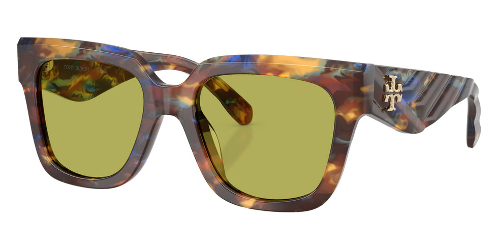 Tory Burch TY7239U 2092/2 52 - Blue/Green/Brown Tortoise / Solid Green #id:ty7239u20922_s:108105