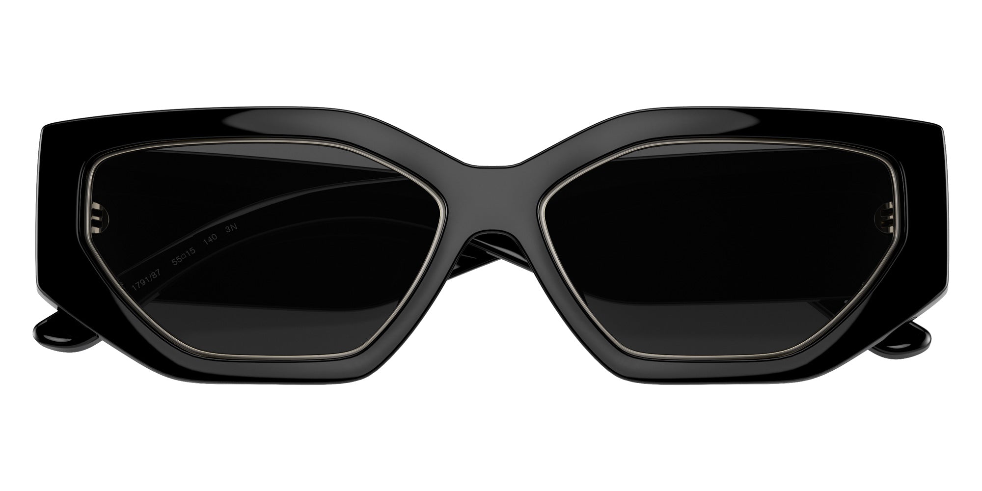 Tory Burch TY9070U 179187 55 - Black / Gray Solid #id:ty9070u179187_s:100120