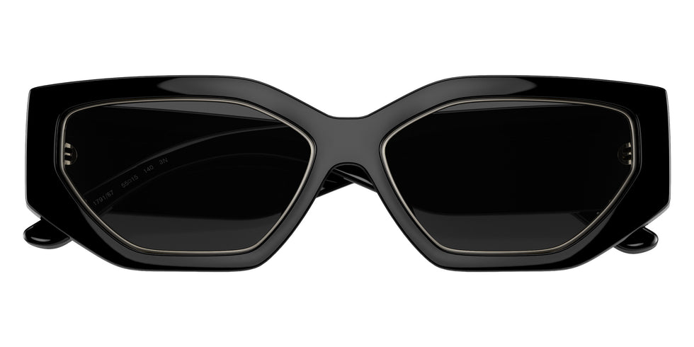 Tory Burch TY9070U 179187 55 - Black / Gray Solid #id:ty9070u179187_s:100120