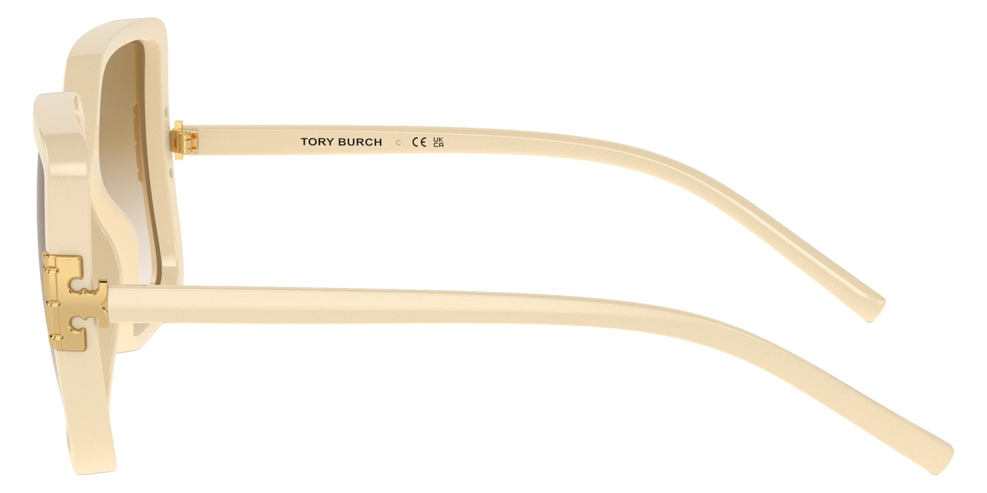 Tory Burch TY9075U 198513 57 - Ivory / Clear Gradient Light Brown #id:ty9075u198513_s:100110
