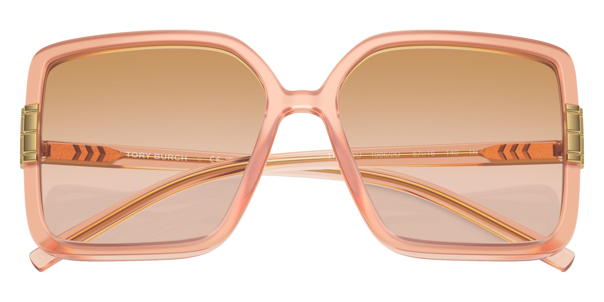 Tory Burch TY9075U 19862D 57 - Transparent Orange / Pink Gradient Orange #id:ty9075u19862d_s:102120