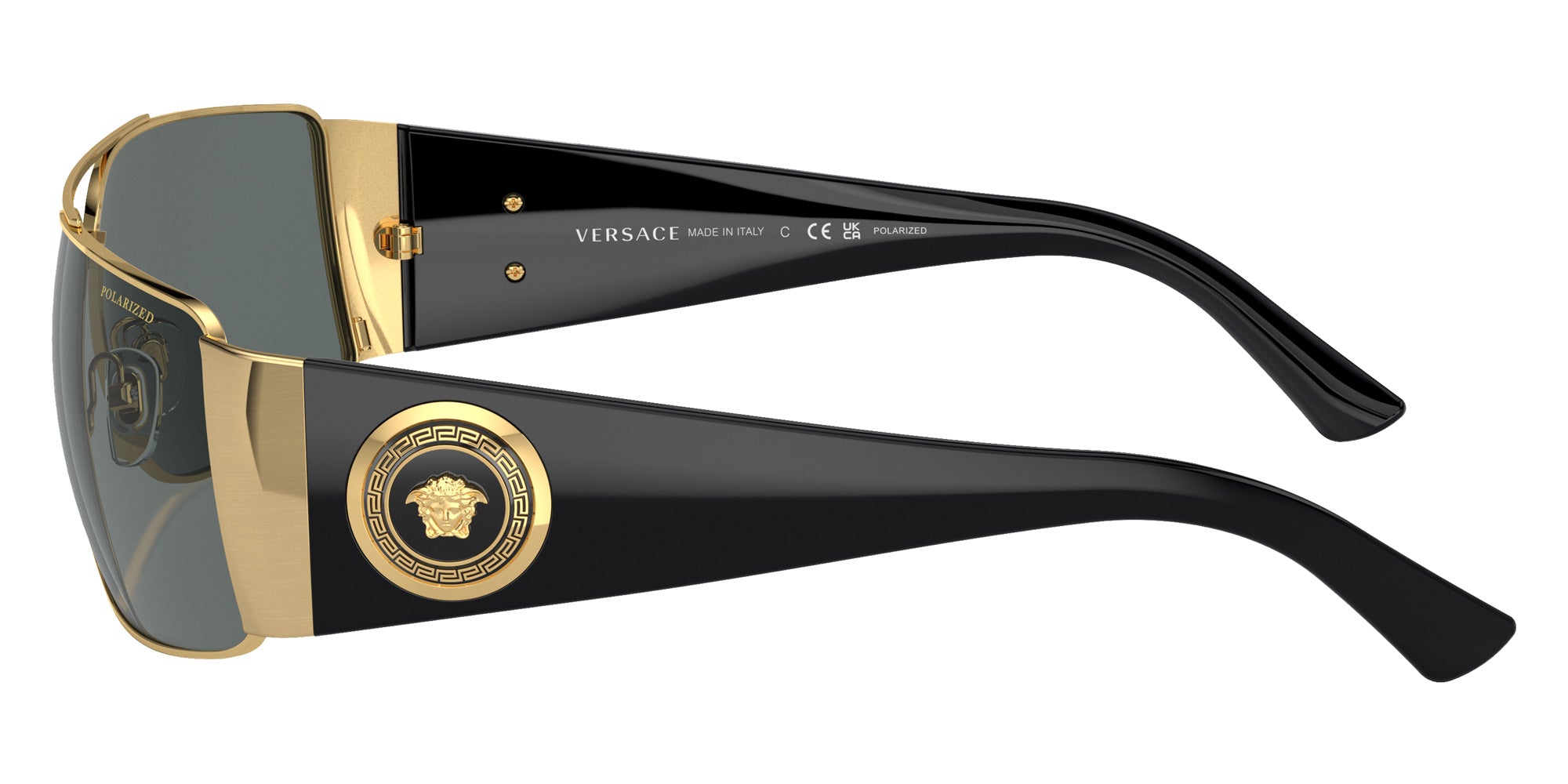 Versace VE2163 100281 63 - Gold / Dark Gray - Polarized #id:ve2163100281_s:100110