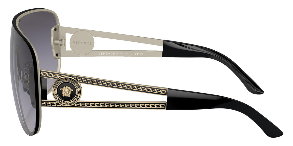 Versace VE2166 12528G 141 - Pale Gold / Light Gray Gradient Dark Blue #id:ve216612528g_s:100110