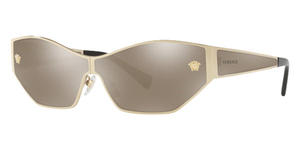 VERSACE VE2205 12525A 67 - Pale Gold / Light Brown Mirrored Dark Gold #id:ve220512525a_s:100100