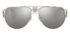 Versace VE2225 12526G 60 - Pale Gold / Light Gray Mirrored Silver #id:ve222512526g_s:100100