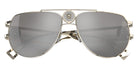 Versace VE2225 12526G 60 - Pale Gold / Light Gray Mirrored Silver #id:ve222512526g_s:100120