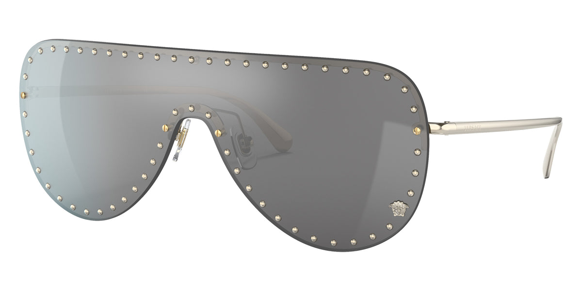 VERSACE VE2230B 12526G 145 - Pale Gold / Light Gray Mirrored Silver #id:ve2230b12526g_s:100105