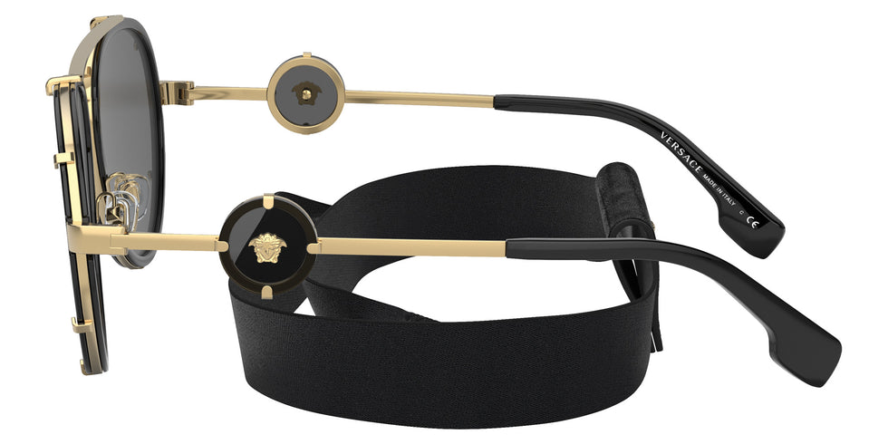 Versace VE2232 143887 61 - Black / Dark Gray #id:ve2232143887_s:100110