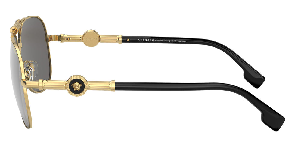 Versace VE2236 1002Z3 59 - Gold / Polarized Gray Mirrored Silver #id:ve22361002z3_s:102110