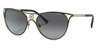 VERSACE VE2237 1433T3 57 - Black/Gold / Polarized Gray Gradient #id:ve22371433t3_s:100105