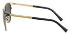 VERSACE VE2237 1433T3 57 - Black/Gold / Polarized Gray Gradient #id:ve22371433t3_s:100110