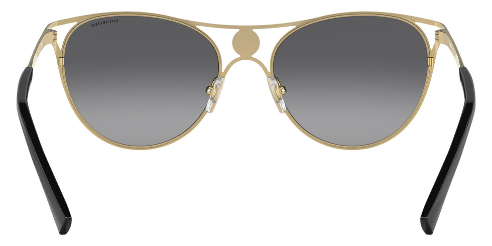 VERSACE VE2237 1433T3 57 - Black/Gold / Polarized Gray Gradient #id:ve22371433t3_s:100115