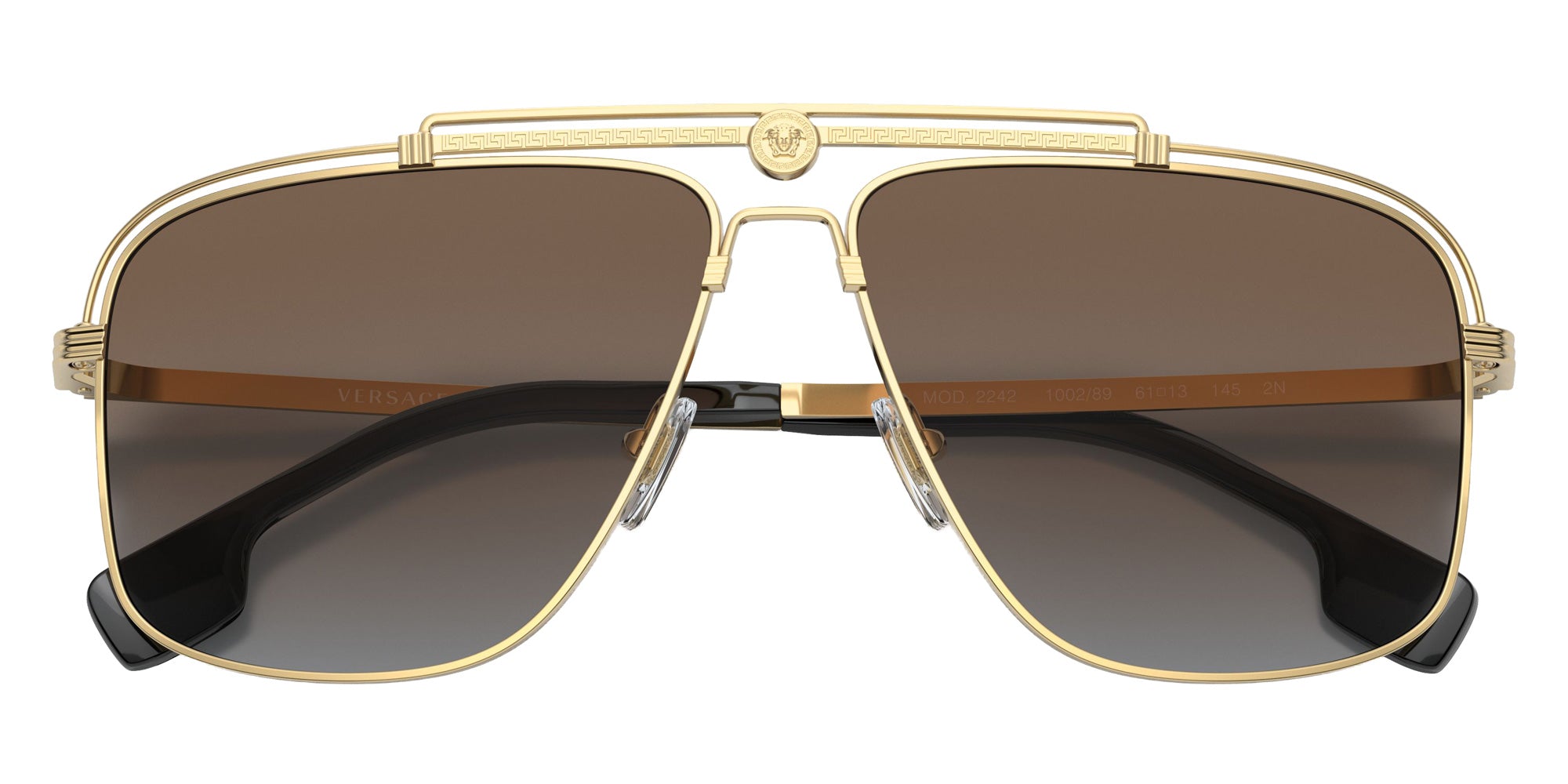 VERSACE VE2242 100289 61 - Gold / Gray Gradient Brown #id:ve2242100289_s:100120
