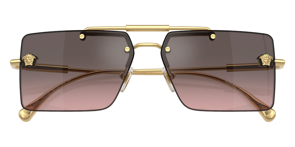 Versace VE2245 100258 60 - Gold / Pink Gradient Gray Flash Silver Mirrored #id:ve2245100258_s:100120
