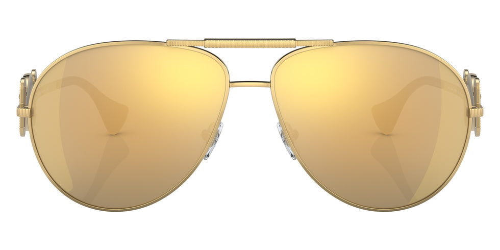 VERSACE VE2249 10027P 65 - Gold / Brown Mirrored Gold #id:ve224910027p_s:100100