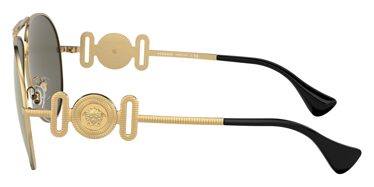 VERSACE VE2249 10027P 65 - Gold / Brown Mirrored Gold #id:ve224910027p_s:100110