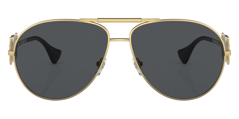 VERSACE VE2249 100287 65 - Gold / Dark Gray #id:ve2249100287_s:100100