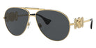 VERSACE VE2249 100287 65 - Gold / Dark Gray #id:ve2249100287_s:100105