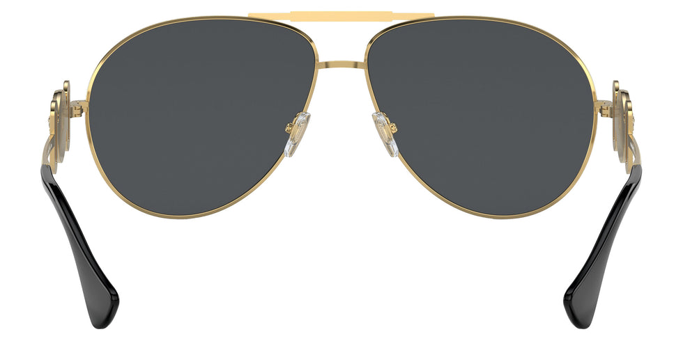 VERSACE VE2249 100287 65 - Gold / Dark Gray #id:ve2249100287_s:100115