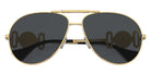 VERSACE VE2249 100287 65 - Gold / Dark Gray #id:ve2249100287_s:100120