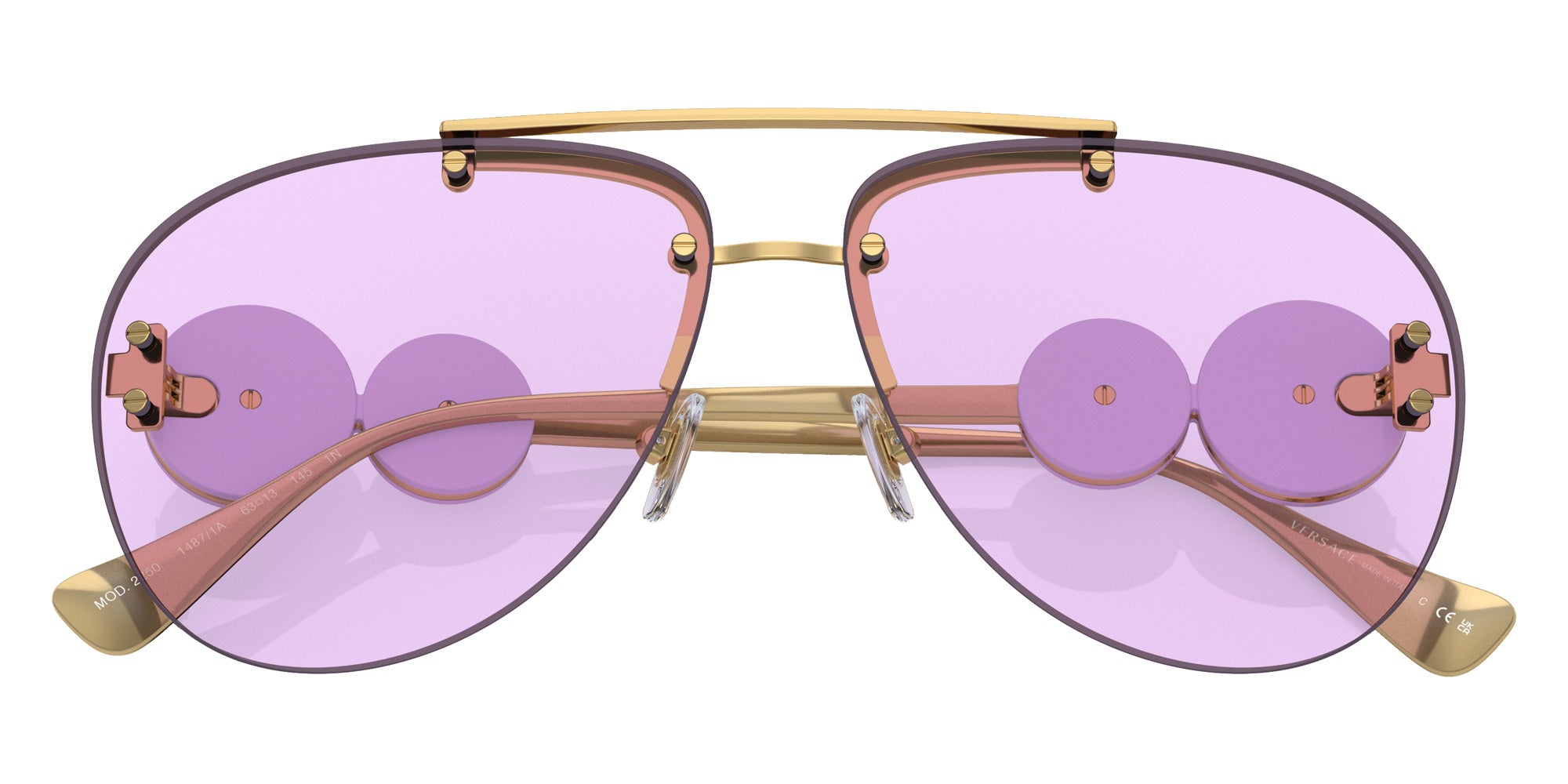 Versace VE2250 14871A 63 - Gold / Light Violet #id:ve225014871a_s:100120