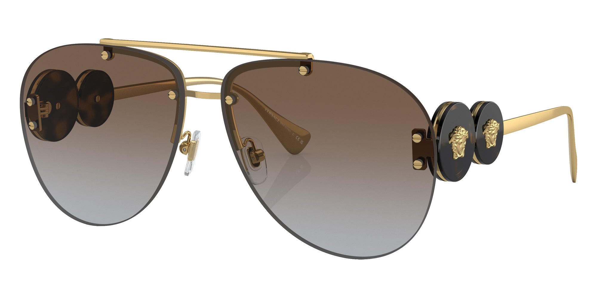 VERSACE VE2250 148889 63 - Gold / Gray Gradient Brown #id:ve2250148889_s:100105