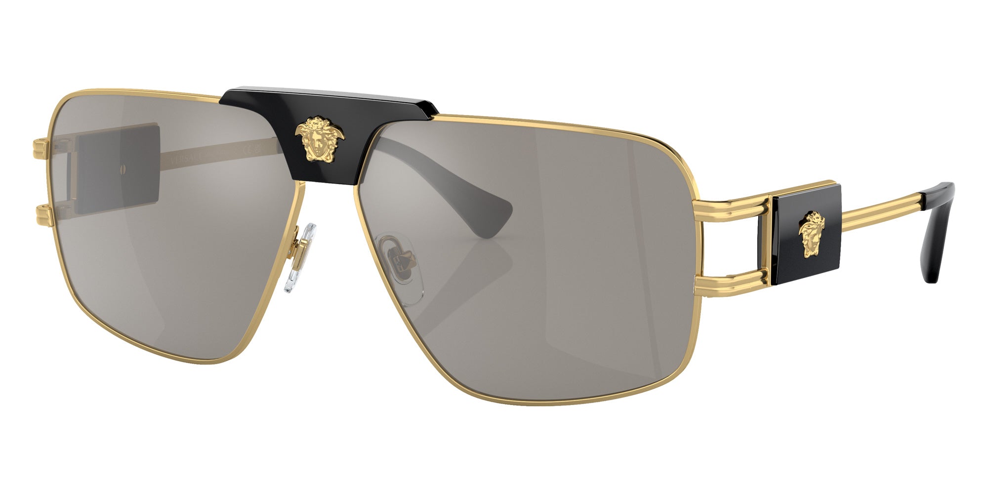 Versace VE2251 10026G 63 - Gold / Light Gray Mirrored Silver #id:ve225110026g_s:100105