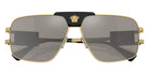 Versace VE2251 10026G 63 - Gold / Light Gray Mirrored Silver #id:ve225110026g_s:100120