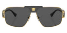 Versace VE2251 100287 63 - Gold / Dark Gray #id:ve2251100287_s:102100