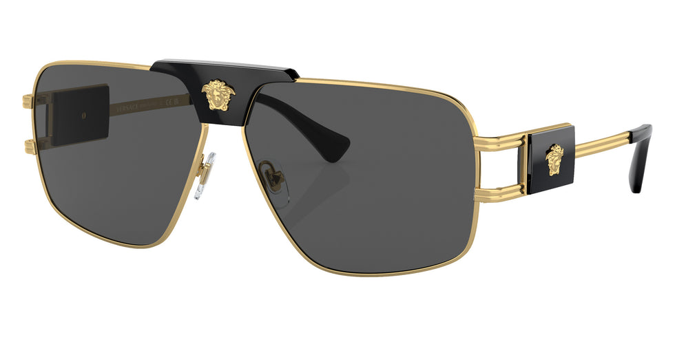 Versace VE2251 100287 63 - Gold / Dark Gray #id:ve2251100287_s:102105