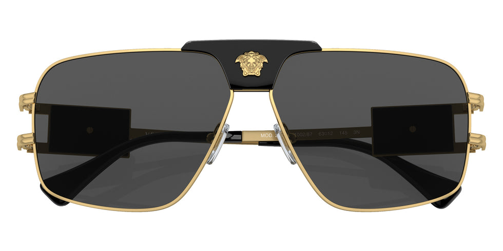 Versace VE2251 100287 63 - Gold / Dark Gray #id:ve2251100287_s:102120