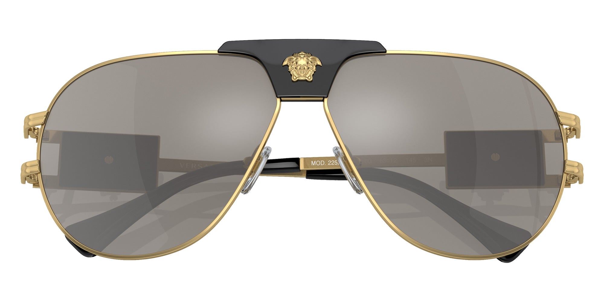 Versace VE2252 10026G 63 - Gold / Light Gray Mirrored Silver #id:ve225210026g_s:100120