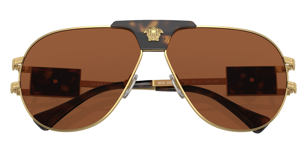 Versace VE2252 147073 63 - Gold / Dark Brown #id:ve2252147073_s:102120