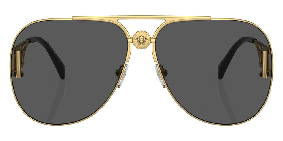 VERSACE VE2255 100287 63 - Gold / Dark Gray #id:ve2255100287_s:100100
