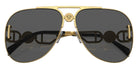 VERSACE VE2255 100287 63 - Gold / Dark Gray #id:ve2255100287_s:100120
