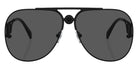 VERSACE VE2255 126187 63 - Matte Black / Dark Gray #id:ve2255126187_s:100100