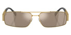 Versace VE2257 10025A 60 - Gold / Light Brown Mirrored Dark Gold #id:ve225710025a_s:100100