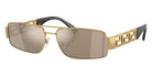 Versace VE2257 10025A 60 - Gold / Light Brown Mirrored Dark Gold #id:ve225710025a_s:100105