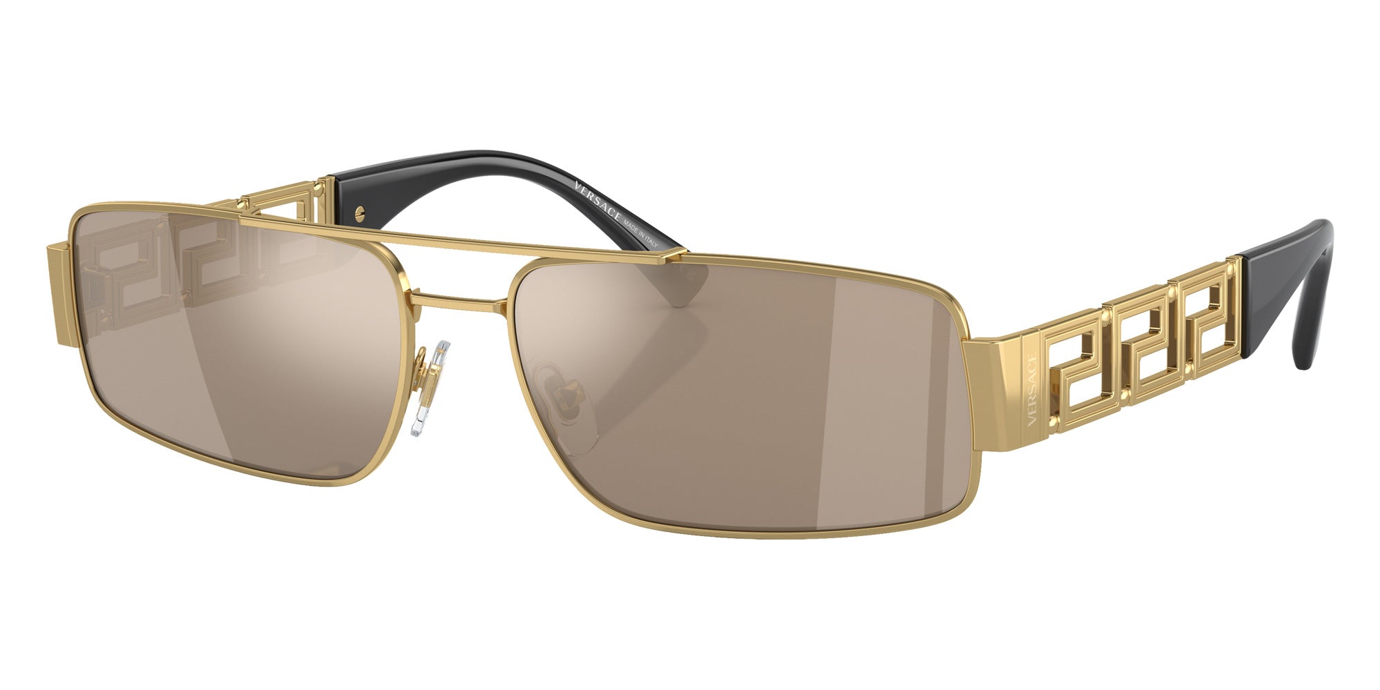 Versace VE2257 10025A 60 - Gold / Light Brown Mirrored Dark Gold #id:ve225710025a_s:100105