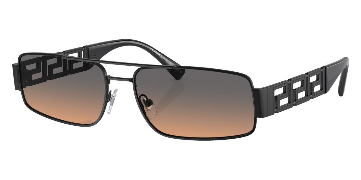 VERSACE VE2257 126118 60 - Matte Black / Orange Gradient Light Gray #id:ve2257126118_s:100105