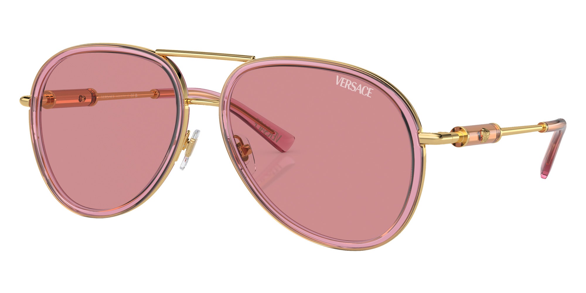 VERSACE VE2260 100284 60 - Pink Transparent / Pink #id:ve2260100284_s:100105